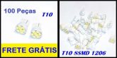 100 Lampadas Pingo 8 Led T10
